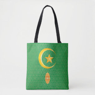 Eid al Fitr Mubarak Ramadan Kareem Moon Star Tasche