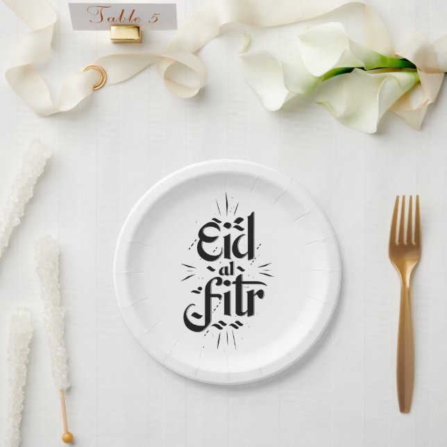 Eid Al Fitr Pappteller (Hochzeit)