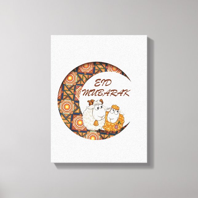 eid aladha mubarak 2023 leinwanddruck (Vorderseite)