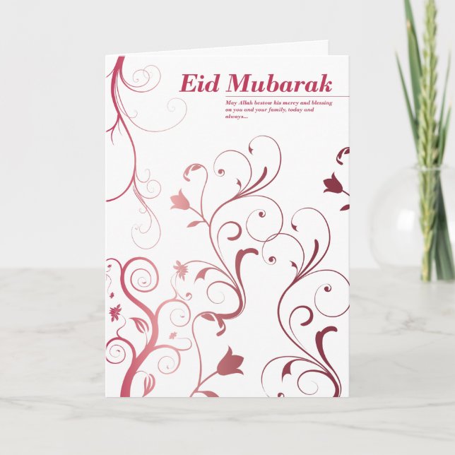 Eid-Card Feiertagskarte (Vorderseite)