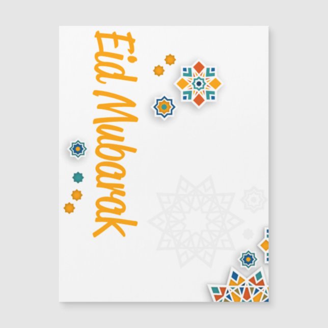 Eid Card Magnetkarte (Vorderseite)