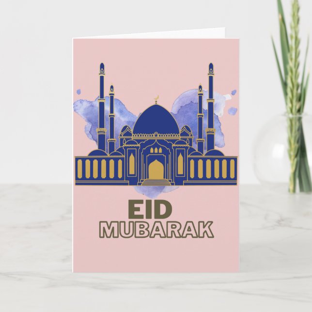 Eid Cards,Eid Mubarak Karten,Holiday Gruß Card Karte (Vorderseite)
