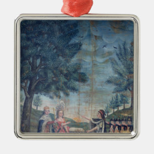Eid des Königs, die Königin Silbernes Ornament