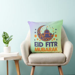 Eid Fitr Mubarak Happy Eid Al-Fitr muslimische Män Kissen
