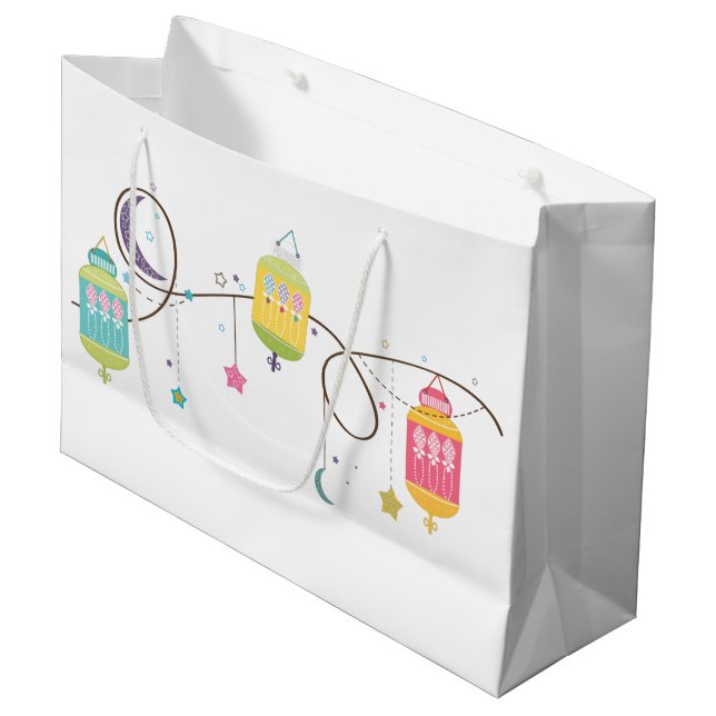 Eid Gift Bags Große Geschenktüte (Vorderseite Schrägansicht)