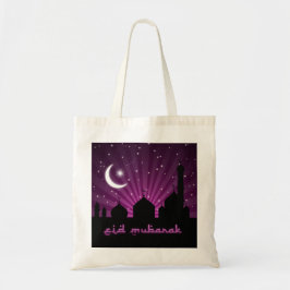 Eid Mosque Lila Night - Budget Tasche