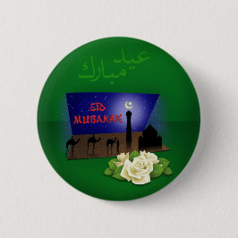 Eid Mubarak 3D Gruß - Schaltfläche Button