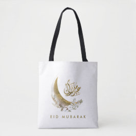 Eid Mubarak | Arabische Kalligrafie | Goldmond Tasche