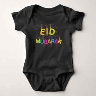 Eid Mubarak Baby Bekleidung Strampler