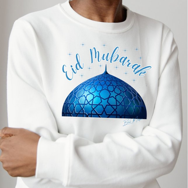 Eid Mubarak Blue Mosque T-Shirt (Von Creator hochgeladen)