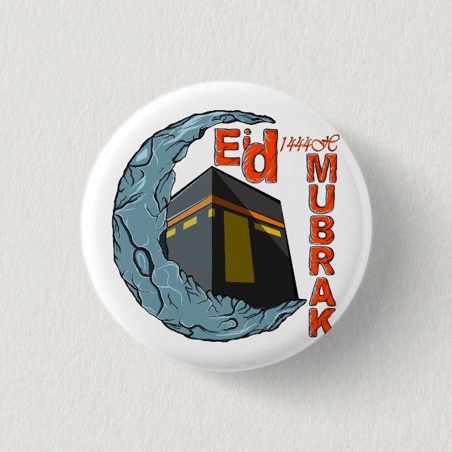Eid Mubarak Button (Vorderseite)