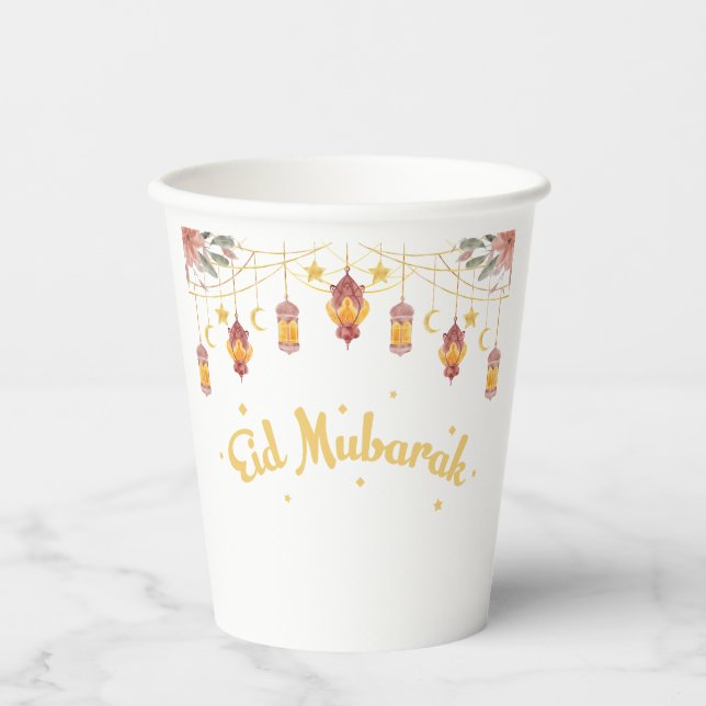 EID MUBARAK - EID PAPPBECHER (Vorderseite)