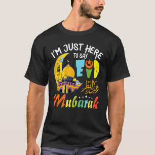 Eid Mubarak Eid Ul Fitr & Eid Ul Adha Islamic Ra T-Shirt