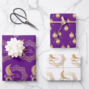 Eid Mubarak fanoos Geschenkpapier Set