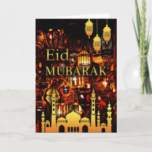 Eid Mubarak Feiertagskarte