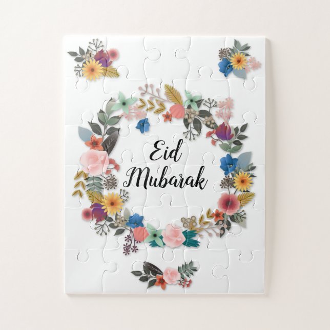 EID MUBARAK FLORAL WREATH PUZZLE (Vertikal)