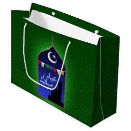Eid Mubarak Garland Moon Große Geschenktüte