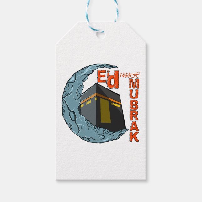 Eid Mubarak Geschenkanhänger (Vorderseite)