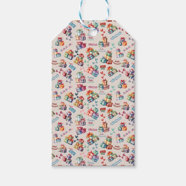 Eid Mubarak Gift Tag Geschenkanhänger (Vorderseite)