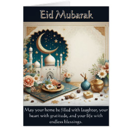 Eid Mubarak Grußkarte