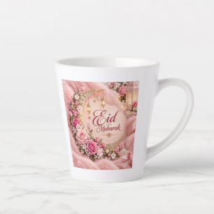 Eid Mubarak Kaffeetasse Florale islamische Gesch Milchtasse