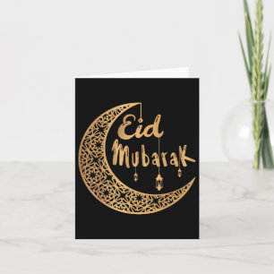 Eid Mubarak Kareem islamisches Fasten Kinder Fraue Karte
