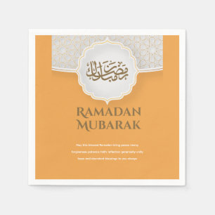 Eid Mubarak Karte mit Masjid Serviette