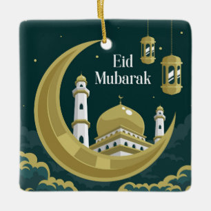 Eid Mubarak Keramikornament