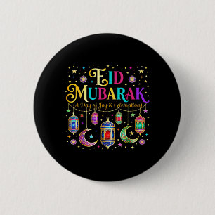 Eid Mubarak Muslimisches Feierkostüm für Eid Al Button