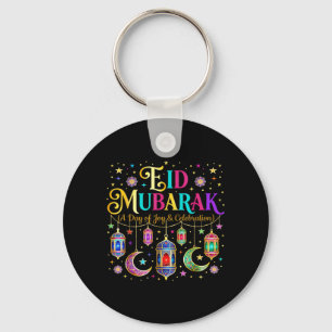 Eid Mubarak Muslimisches Feierkostüm für Eid Al Schlüsselanhänger