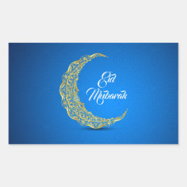 Eid Mubarak / Ramadan Rechteckiger Aufkleber