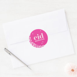 Eid Mubarak Runder Aufkleber