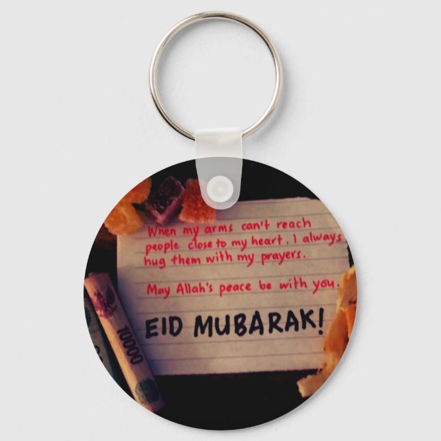 eid-mubarak schlüsselanhänger (Vorderseite)