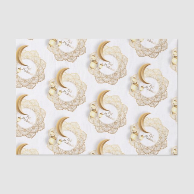 Eid Mubarak Seidenpapier (Vorderseite)