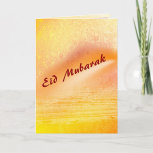 Eid Mubarak - Sunset Feiertagskarte