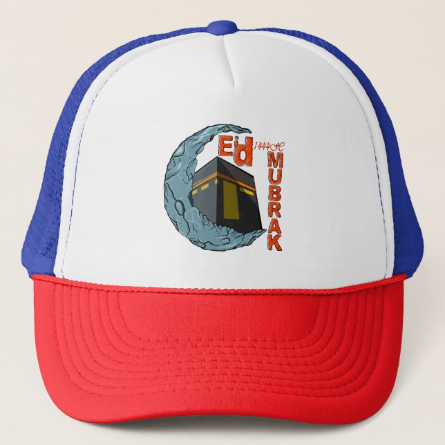 Eid Mubarak Truckerkappe (Vorderseite)