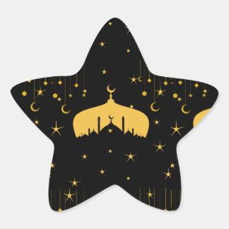 Eid on Stars Stern-Aufkleber