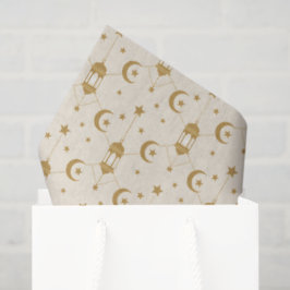  Eid or Ramadan Lanterns & Crescent Seamless  Seidenpapier
