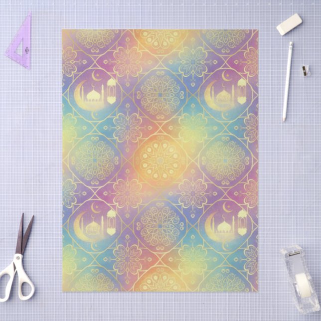 Eid/Ramadan Tissue for Gift Bag Seidenpapier (Basteln)
