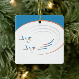Eid, Spirals der Freude (Gerahmt) Keramikornament