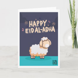 Eid ul Adha Mubarak - Cute Sheep Karte