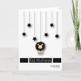 Eid ul Adha Mubarak - Cute Sheep Karte