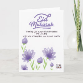 Eid ul Adha Mubarak - Flowers Karte