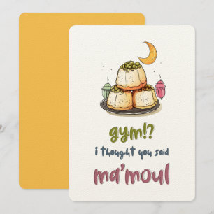 Eid Vibes: Maamoul über Gym   Pistachio Perfection Einladung