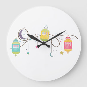 Eid Wall Clock Große Wanduhr
