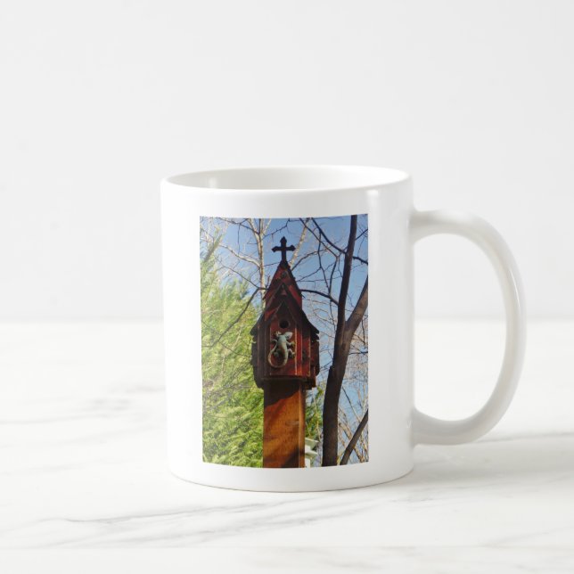 Eidechse aus abgetragenem Holz Kaffeetasse (Rechts)