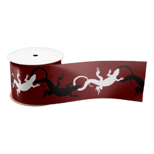 Eidechsen-Band-Papier-kundenspezifisches Satinband