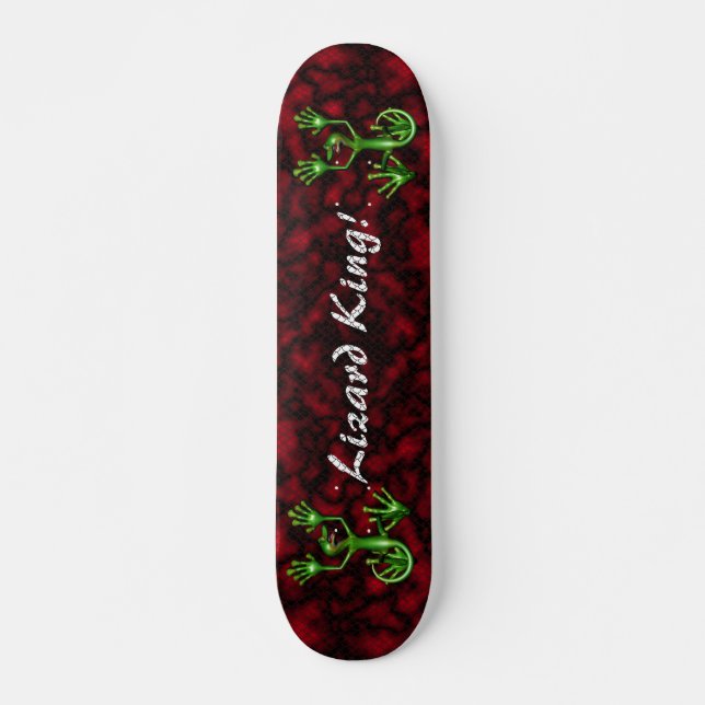 Eidechsen-König Skateboard (Vorne)