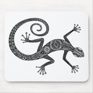 Eidechsen-oder Salamander-Gekritzel Mousepad