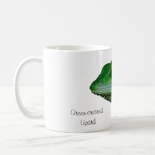 Eidechsen-Tasse Grün-mit Haube Kaffeetasse